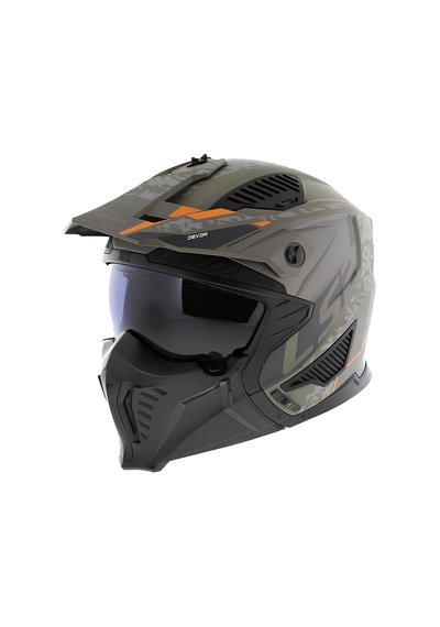 Ls2 Drıfter Devor Mat Kum Kask Mat Kum