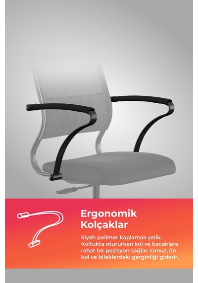 Ergolife Sit Air Ofis Koltuğu Tekerlekli, Yükseklik Ayarlı, Fileli, Siyah, Bilgisayar Sandalyesi -572.60.1.152 Diğer Ergolife Sit Air Ofis Koltuğu Tekerlekli, Yükseklik Ayarlı, Fileli, Siyah, Bilgisayar Sandalyesi -572.60.1.152 Diğer