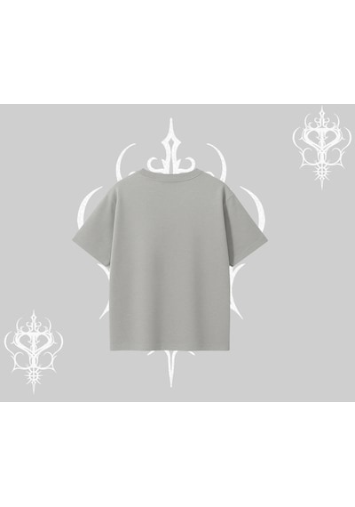 Startmore Startmore Beyaz Oversize Tişört Vampir Dış Gri