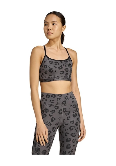 Adidas Gri Kadın Sporcu Sütyeni Aer Ls Bra Aop Jn2662