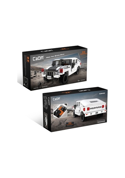 C55022w Humvee Jeep Blok Seti 328 Parça-vagon Life
