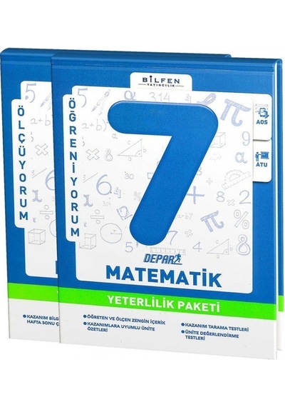 Bilfen Yayınları 7. Sınıf Matematik Depar Yeterlilik Paketi