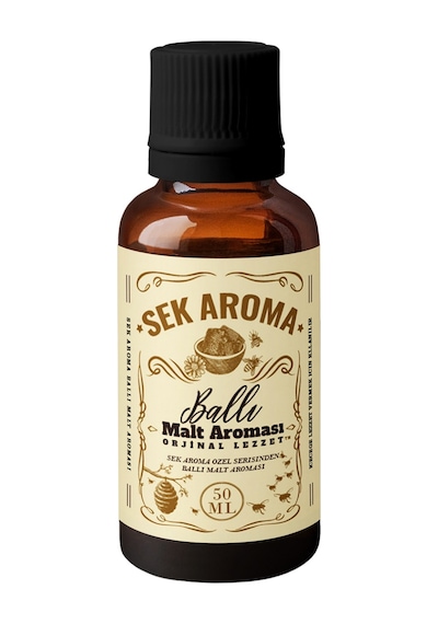 Sek Aroma  Ballı Hazır Karışım Malt Kiti Ballı Hazır Karışım Malt Aroması 50 ML - 5 L Uyumlu