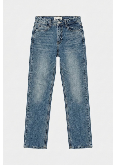 Itsbasic Kadın Kot Rengi 4w5-32 Düşük Bel Straight Fit %100 Koton Denim Jean Mavi Itsbasic Kadın Kot Rengi 4w5-32 Düşük Bel Straight Fit %100 Koton Denim Jean Mavi