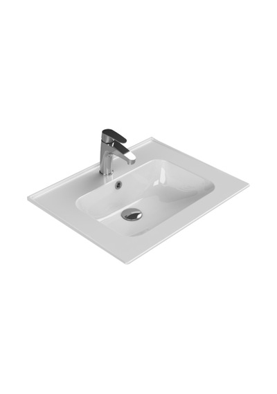 Cerastyle Turkuaz Blue Etajerli Lavabo 60*47 CM
