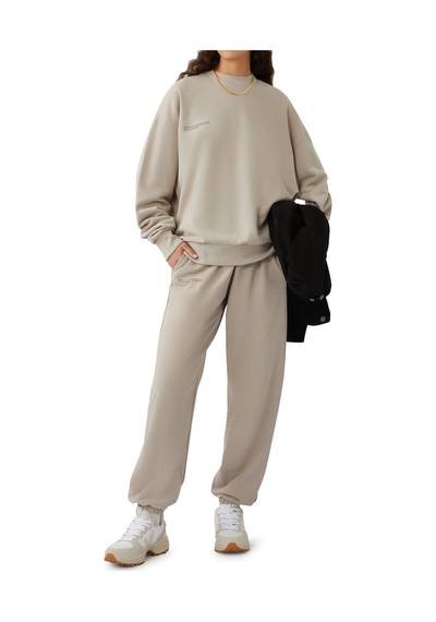 Pangaia 365 Ağırsiklet Kapşonlu Sweatshirt - Taş Renk