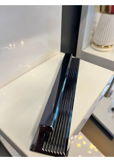 L Line Metal Kulp 96mm Füme Dolap Kapak Tv Ünite Komidin Modern Çekmece Mobilya Kulbu Mutfak Füme
