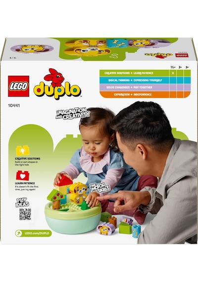 LEGO® DUPLO® İlk Şekil Ayırıcı: Köpek Evi 10441 - 1,5 Yaş ve Üzeri Çocuklar için Eğitici Oyuncak Yapım Seti (17 Parça)