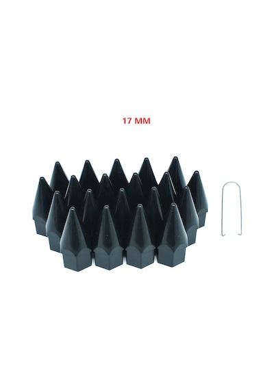 Bijon Kapağı Sivri Mermi Sökme Aparatlı Siyah 17 Mm.