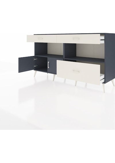 Hyperion Konsol 2 Raflı 3 Çekmeceli 2 Kapaklı 176x44x99 Antrasit- Antrasit-antrasit/aytaşı Hyperion Konsol 2 Raflı 3 Çekmeceli 2 Kapaklı 176x44x99 Antrasit- Antrasit-antrasit/aytaşı