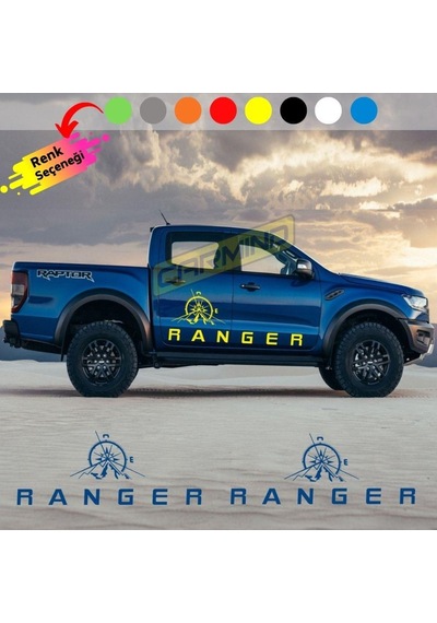 Ford Ranger Pusula Off Road Oto Sticker Set