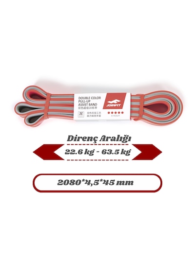 Joinfit Direnç Lastiği Ve Egzersiz Bandı X-heavy - Kırmızı