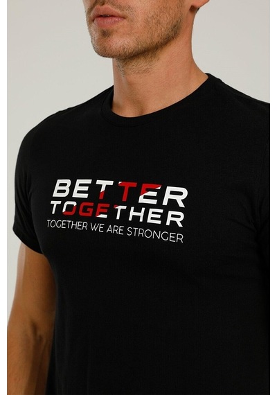 Lumberjack Ct778 Ray Slogan T-Shırt 1Pr