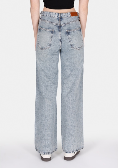 Colin's Colins 970 Berry Regular Fit Yüksel Bel Geniş Paça Kadın Denim Jean Pantolon Cl1073521 Cl1073521 Q1.v1 Dn07477 Denim