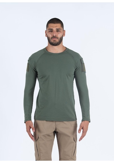Combat Tactical T-shırt Tactıcal U.kol Pike - 801-1195-Haki
