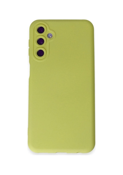 Samsung Galaxy M14 5g Kılıf Nano İçi Kadife Silikon - Sarı