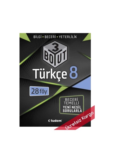 Tudem 8. Sınıf Türkçe 3 Boyut