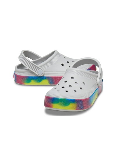 Crocs Off Court Glitter Band Clog K Çocuk Beyaz Günlük Stil Terlik 209714 1fs Beyaz