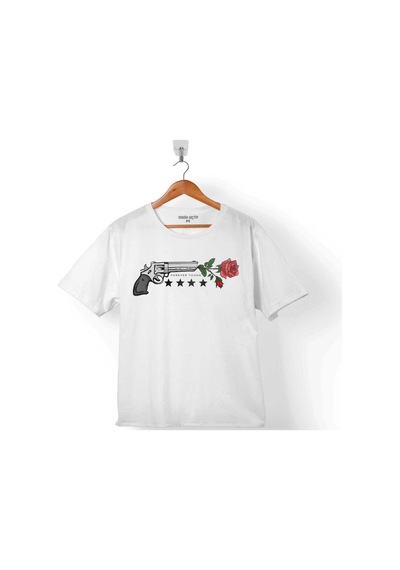Guns N And Roses Gun Gül Ve Kan Silah Tabanca Çocuk Tişört 001