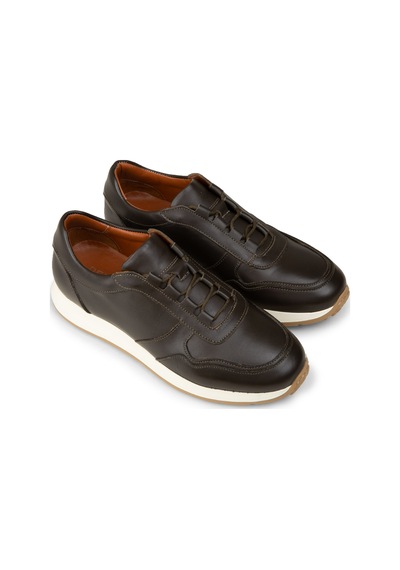 Deery Erkek Haki Hakiki Deri Sneaker Ayakkabı - E8210mhake01 Haki