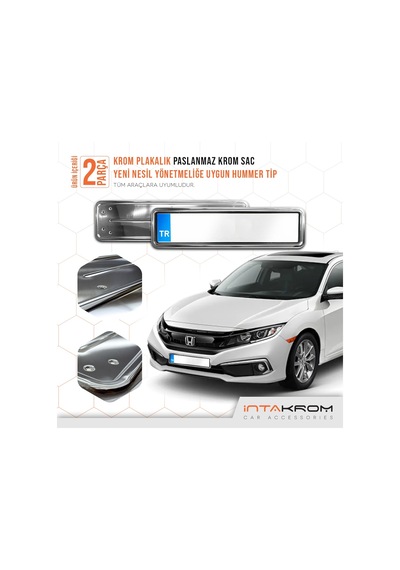 intakrom Honda Civic Krom Plakalık - Hummer Tip 2 Adet N11.556