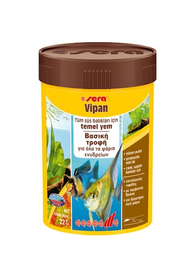 Sera Vipan Tropikal Balıklar Için Pul Yem 100 Ml