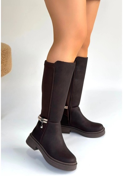 Naturalshoess Mojja Kahverengi Nubu Çizme Kahverengi