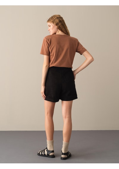 Xint Camel Regular Fit Bisiklet Yaka Pamuk Tişört 602269