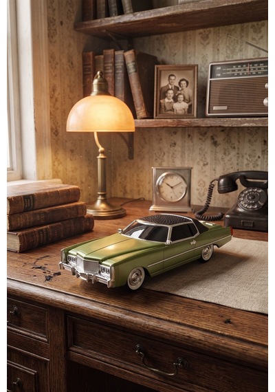 Eşref Tek 1969 Cadillac Deville Coupe Bluetooth Speaker Fm Radyo Usb