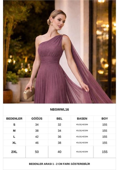 Neşeli Butik Kadın Gül Kurusu Tek Omuz Pilise Detaylı Simli Tül Kumaş Abiye Elbise Nbswll16 Neşeli Butik Kadın Gül Kurusu Tek Omuz Pilise Detaylı Simli Tül Kumaş Abiye Elbise Nbswll16