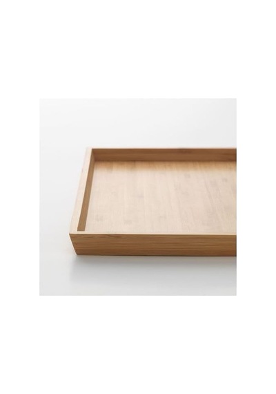 Bambu Kare Tepsi 25x33 Cm Sunum Tepsi 15cm