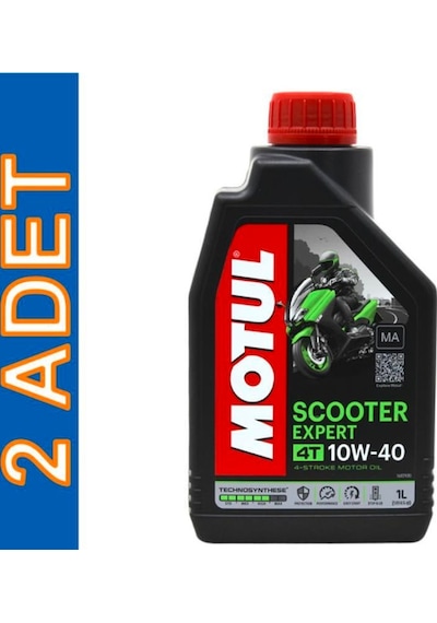 Motul Scooter Expert 10W-40 MA 4T 4 Zamanlı Motorsiklet Yağı 2X1 L
