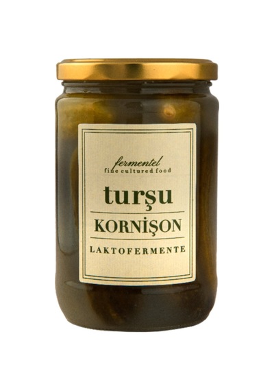 5 Adet Fermentel Laktofermente Kornişon Turşusu 660 Ml