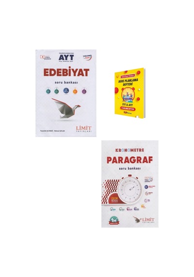 Limit Ayt Edebiyat Ve Paragraf Soru Bankası + Planlama Defteri