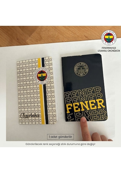 Bakgelal Fenerbahçe Lisanslı Cep Boy Defter 13x8 Cm Taraftar Desenli Mini Not Defteri 1 Adet - 9011720938710 Sarı - Lacivert