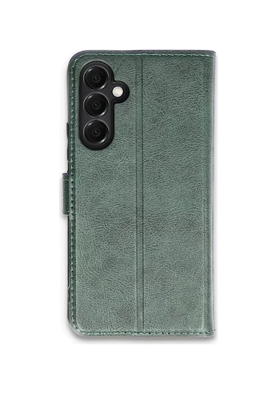 Newface Samsung Galaxy A05s Kılıf Trend S Plus Kapaklı Kılıf - Yeşil