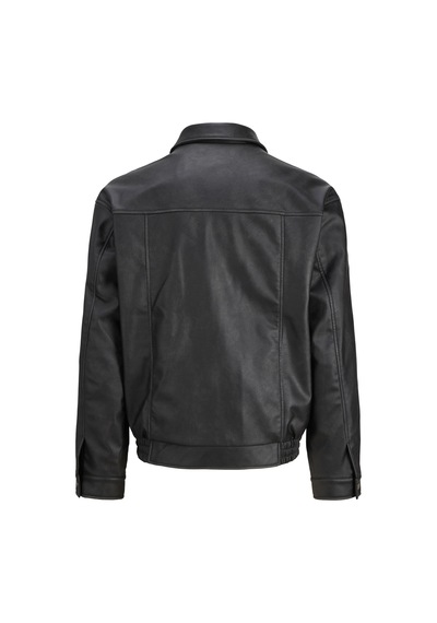 Jack & Jones Jjmarlon Pu Jacket Siyah