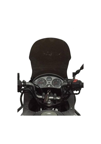 GP Kompozit Honda CBF150 2005-2017 Uyumlu Ön Cam Siyah 52 cm