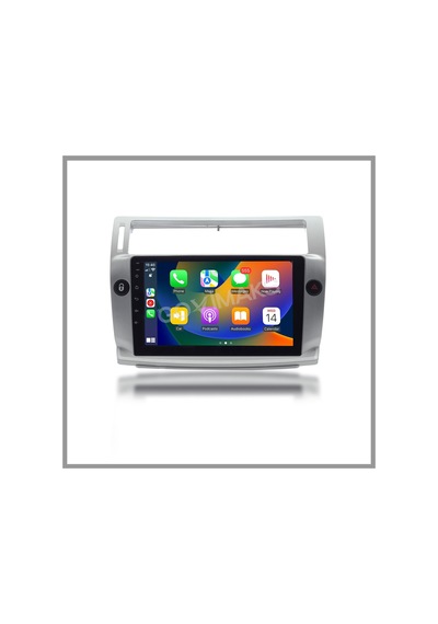 Govimaks Cıtroen C4 2005-2010 Uyumlu Grı 4 Gb Ram 64gb Hafıza Androıd Multımedıa Teyp 9"