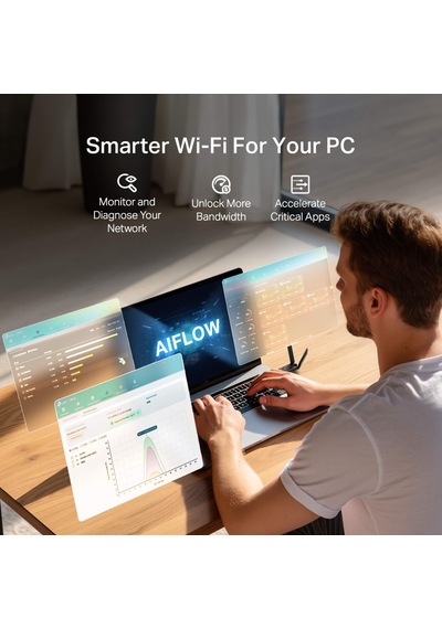 Tp-lınk Archer Tbe400u Plus Wıfı7 Be6500 Üç Bant Kablosuz Usb Ağ Adaptörü