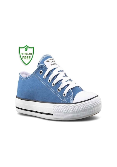 Waves 700 Style Unisex Keten Sneaker Ayakkabı İndigo Beyaz 38 Beyaz - İndigo