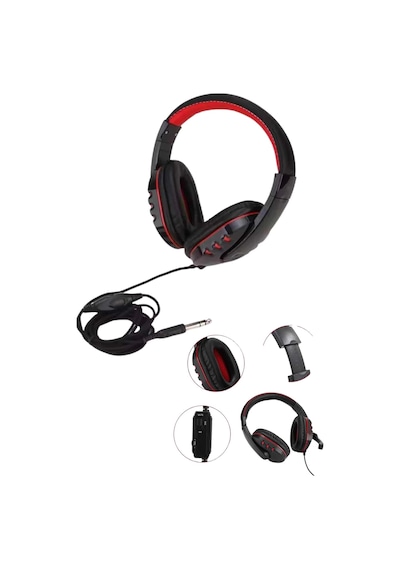 Mey İthalat Mikrofonlu Gamer Kulaklık Kulaklığı Yüksek Ses Kaliteli Stereo Yumuşak Yastıklar