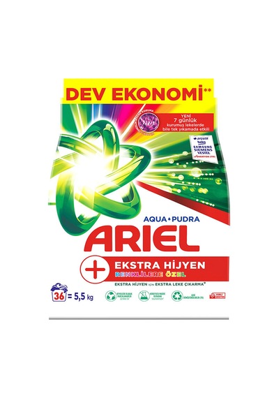 3 Adet Ariel Ekstra Hijyen 5,5 Kg Renkli Diğer