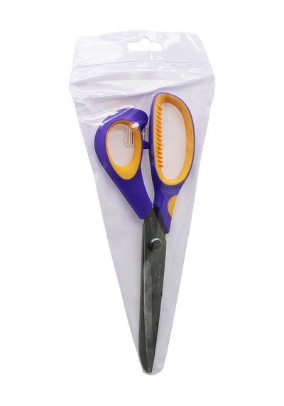 Taksun Gl-203 Terzi Makas 9½" Alman Stili Keskin Güçlü Bıçaklar Renkli Plastik Silikon Destekli Sap - 12'li Paket