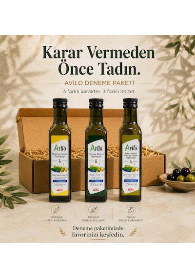 Avilo Zeytinyağı Deneme Seti 3 x 250 ML