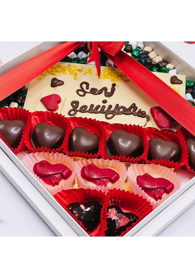 Nin Chocolate Seni Seviyorum Spesiyal Çikolata Kutusu