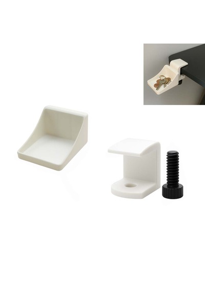 Özel 3d Baskı Küçük Tepsi Modüler Masa Düzenleyici Ataş, Para, Anahtarlık, Cüzdan Vb. Için Tak Çıkar Düzenleyici Küçük Tepsi Ebat: 7,9 Cm X 6 Cm X 5 Cm Beyaz