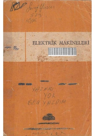 Elektrik Makineleri 1.Cilt