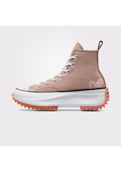 Converse Run Star Hike Platform Scribble Unisex Bej Sneaker
