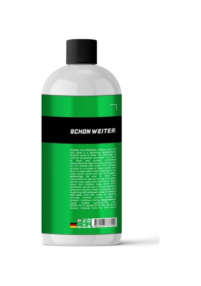 Gcs Green Car Shampoo Snake 500ml Yeşil Cilalı Oto Şampuanı